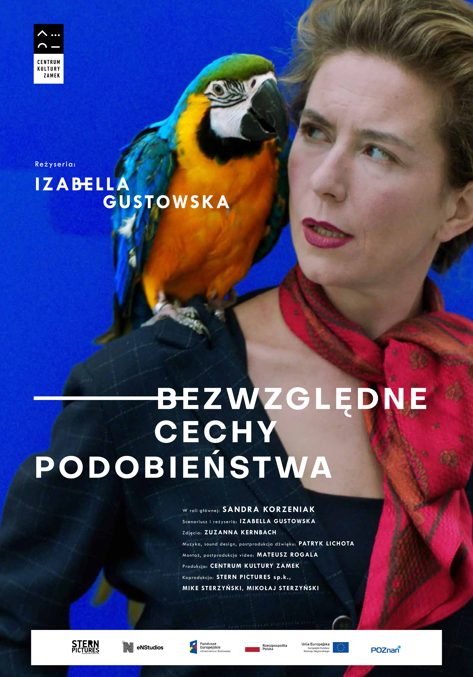 Plakat do filmu Izabelli Gustowskiej Bezwzględne Cechy Podobieństwa